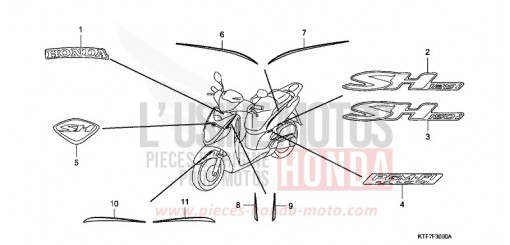 MARQUE/RAYURE SH1258 de 2008
